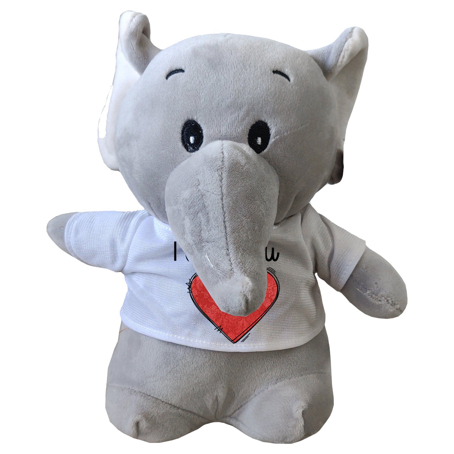 I Love You Valentines Day Elephant Made to Order